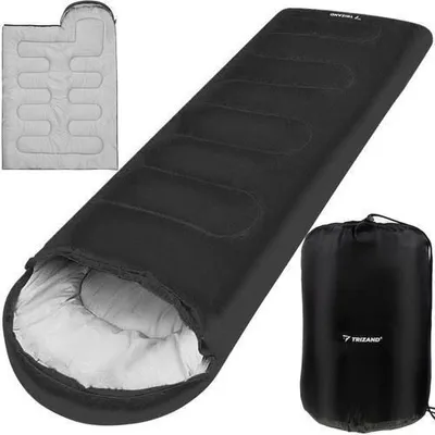 Obrázok produktu pre Trizand 21084 Spacák 2 v 1, 210 cm čierna