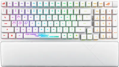 Obrázok produktu pre Herná klávesnica ASUS ROG STRIX SCOPE II 96 Wireless White (ROG RX RED / PBT) - US