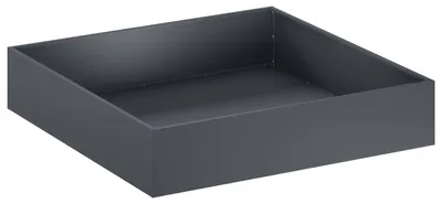 Immagine prodotto di vidaXL Vaso da giardino antracite, 80 x 80 x 20 cm