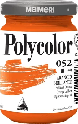 Immagine prodotto di Maimeri Vynil Polycolor Vernice acrilica Arancione brillante 052 140 ml 1 pz