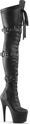 Produktbild von ADORE-3028 Damen Boots von Pleaser, Schwarz  , EU 41, US 11