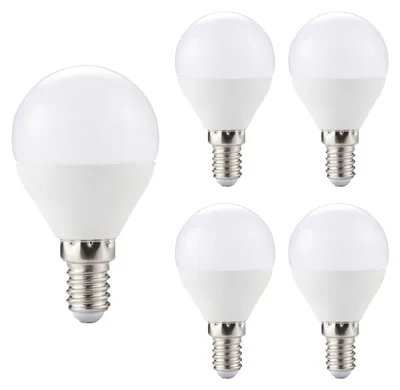 Produktbild von Kobi E14 LED Kugellampe 6W 470lm 6000K 230V 5 Stück