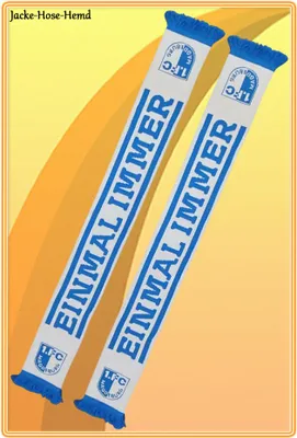 Produktbild von Schal Fanschal 1. FC Magdeburg Wendeschal EINMAL IMMER Weiß Gr. 17x140cm