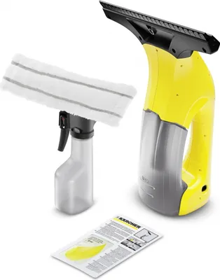 Produktbild von Kärcher WV 1 Plus, Schwarz, Gelb, Kunststoff, 0,1 l, 25 cm, 52 dB, 55 m²