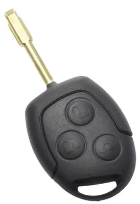Produktbild von Techstar-Autoschlüsselgehäuse mit 3 Tasten und Batteriehalterung für Ford Mondeo – kompatibel mit den Modellen 2001–2007