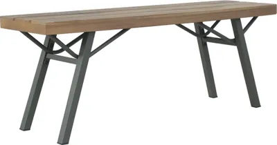 Obrázek produktu pro Zahradní lavice 120 cm masivní akáciové dřevo