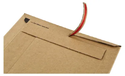 Produktbild von Versandkarton 4 Innenmae: 19,2 x 4,3 x 15,5 cm (B x H x T) Karton braun