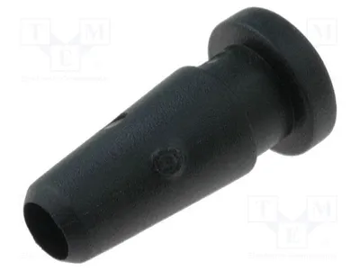 Produktbild von 20x Knickschutztülle ØÖffn.Mont: 4,8mm ØÖffn: 3mm schwarz  Durchführungen