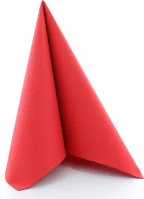 Produktbild von Airlaid Serviette Rot, 40 x 40 cm, 50 Stück - Mank