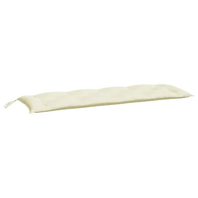 Immagine prodotto di vidaXL Cuscino per panca da giardino bianco crema 150x50x7 cm Tessuto Oxford