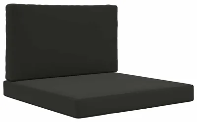 Obrázok produktu pre vidaXL vonkajšie vankúše na sedaciu súpravu, polyester, čierna, 80 x 80 cm