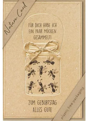 Produktbild von BSB 69-3024-2 Glückwunschkarte Geldgeschenk Nature Card - inkl. Umschlag