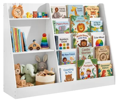 Immagine prodotto di SONGMICS, libreria per bambini, scaffale con 5 ripiani, dimensioni 103,6 x 30 x 80 cm