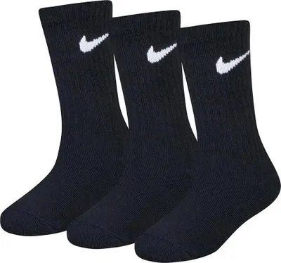 Produktbild von Nike Kids Basic Pack Crew 3pk Socken Schwarz EU 23 1/2-27 Schwarz EU 23 1/2-27
