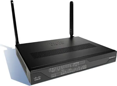 Produktbild von Cisco C887VAG-4G-GA-K9, Wi-Fi 4 (802.11n), Ethernet/LAN, 3G, 4G, Schwarz, Tabletop-Router