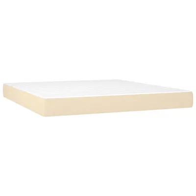 Image de Matelas à poches, crème, 180X200X20 Cm, tissu Lumarko !
