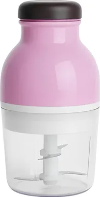 Obrázok produktu pre Avizar, mini mixér 600 ml 200 W, univerzálny s nerezovou čepeľou, ružový