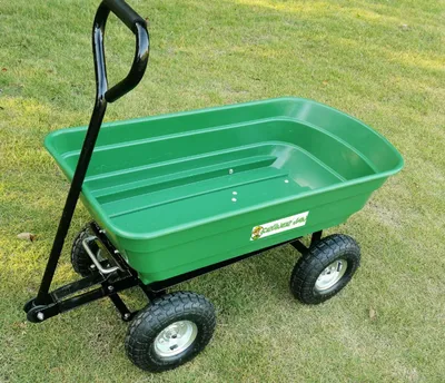Produktbild von BURI Gartenwagen 75 Liter mit Kippfunktion Handwagen Transportwagen Bollerwagen Karre