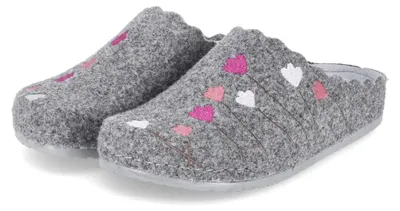 Obrázek produktu pro Pantofle Kaerlek Damen, model NANA, barva šedá, materiál filc, velikost: 37