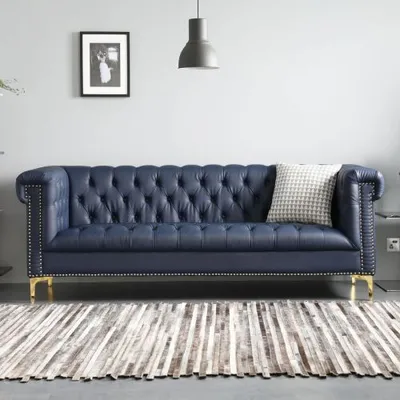 Obrázek produktu pro Chesterfield Leder Polster Design Sofa Luxus Couch Klassische Sofa 3 Sitzer