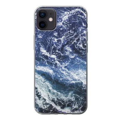 Produktbild von MuchoWow® Handyhülle Schutzhülle Hülle für iPhone 12 mini Naturstein - Meer - Marmor Silikon Softcase Handy Hülle - Bild