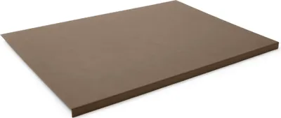 Produktbild von Schreibtischunterlage mit Kantenschutz Leder Taubengrau cm 70x50 - Rutschfester Boden - Hergestellt in Italien