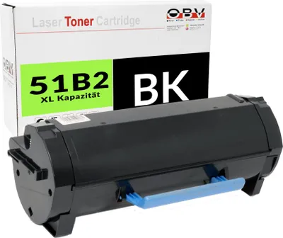 Produktbild von OBV Toner für Lexmark 51B2H00 für MS417dn MS517dn MS617dn MX417de MX517de MX617de Schwarz