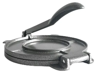 Tortilla-Presse aus Aluminium, 16,5 cm, für Tortillas & Kekse