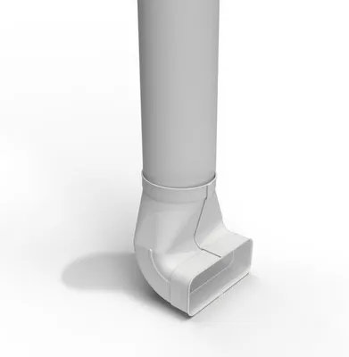 Produktbild von OptimAIRo 150 Umlenkstück Kombi mit Rundrohr Ø 150, 50 cm