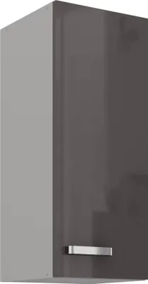 Produktbild von Küchen Hängeschrank 30 Hochglanz Grau Küchenzeile Küchenblock Küche Grey Bianca