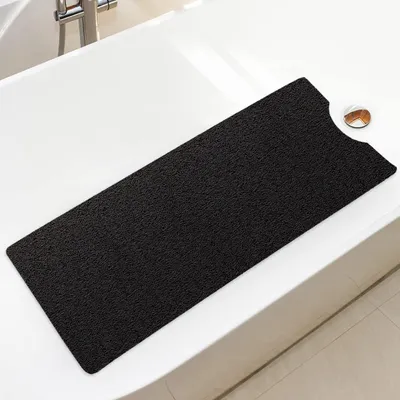 Zdjęcie produktu dla Antypoślizgowa mata pod prysznic/wanna, 100x40 cm - czarna
