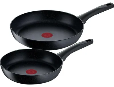 Produktbild von Tefal G28191, Frittierset, Schwarz, Mineralia+, 175 °C, Aluminium, Thermo-Punkt