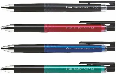 Produktbild von Pilot Synergy Point 0.5 - 4er-Set schwarz, rot, blau, grün