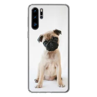 Produktbild von MuchoWow® Handyhülle Schutzhülle Hülle für Huawei P30 Pro Hund - Haustiere - Porträt Silikon Softcase Handy Hülle - Schutzdeckel
