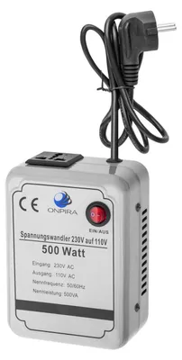 Produktbild von 230V auf 110V Spannungswandler Transformator Wandler Umwandler Converter 220V AC 500W