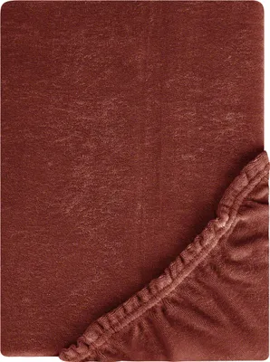 Produktbild von Kneer Betttuch/Massageliegenbezug *Qualität 10* Flausch-Frottee - Farbe: 77 zimt - Größe: 75/190-85/200 cm Hohlsaum , 1006877