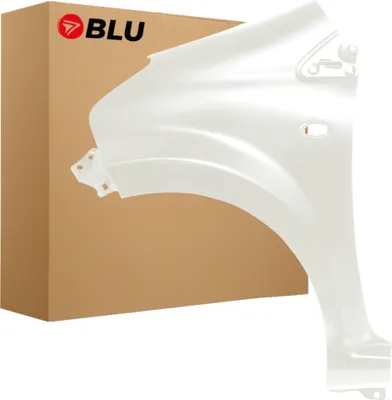 Obrázok produktu pre BLU Blatník Vhodný pre Toyota Aygo 068 Ľavá Weiss PolarWeiß PianoWeiß | 2005-2014 | Predná časť | Lakované | Pripravené na montáž | Oceľ
