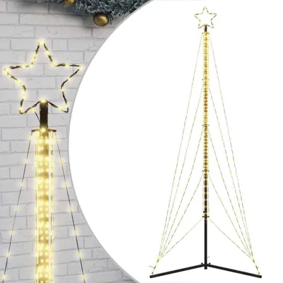 Obrázok produktu pre vidaXL LED vianočný stromček 525 LED teplá biela 302 cm