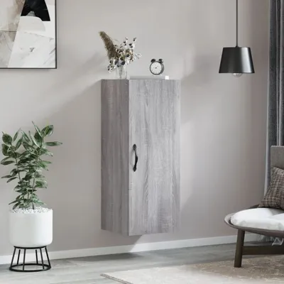 Produktbild von Cloris Designermöbel Wandschrank Grau Sonoma 34,5x34x90 cm Holzwerkstoff 2024 Neu