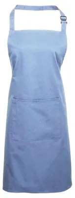 Immagine prodotto di Premier - "Colours Collection" Grembiule con pettorina per uomo/donna unisex, tasca LT5855 (taglia unica) (blu medio)