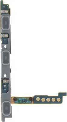 Zdjęcie produktu dla Clappio, elastyczny kabel przycisk zasilania + głośność dla Samsung Galaxy S23 Ultra, czarny