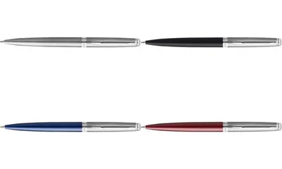 Produktbild von Waterman Hémisphère, Clip, Kugelschreiber mit Druckeinzugsmechanik, Nachfüllbar, Schwarz, 1 Stück(e), Medium