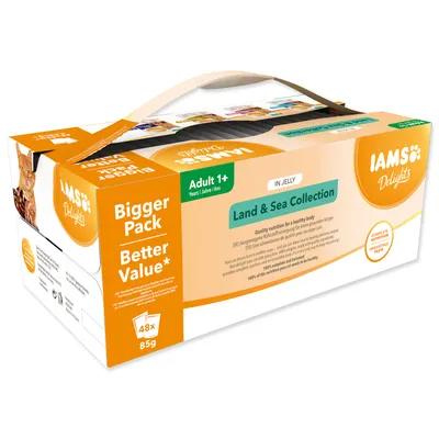Obrázok produktu pre Iams Cat mix mäso v želé multipack 4080g
