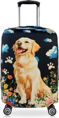 Produktbild von Kofferhülle, elastische Gepäckabdeckung, waschbares Polyester, kratzfest, für Koffer 49-81 cm