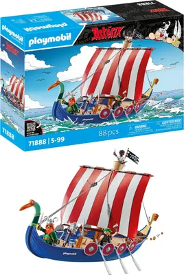 Immagine prodotto di PLAYMOBIL 71888 Asterix: nave pirata