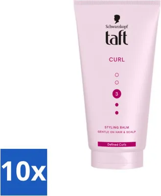 Obrázok produktu pre Taft - Stylingový balzam Curl - Hold 3 - Definované kučery - 150 ml - Hodnotné balenie - 10 kusov