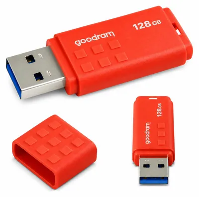 Zdjęcie produktu dla GoodRam pendrive 128GB UME3 USB 3.0 pomarańczowy