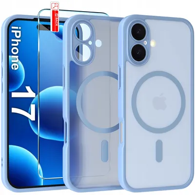Obrázek produktu pro Matné magnetické pouzdro pro iPhone 17 | Kompatibilní s MagSafe, odolné + sklo