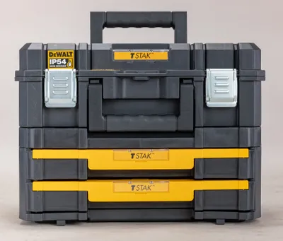 Produktbild von DeWALT T-STAK Combo DWST83395-1 mit IP54 Schutz, Werkzeugkiste, Werkzeugbox, Maschinentransport