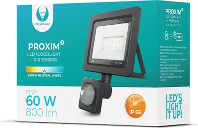 Produktbild von LED Strahler PROXIM II 10W |4500K| PIR IP66 Forever Light